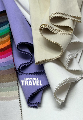 Котон Travel Цветы на коричн