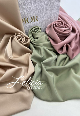 Атлас LETICIA Однотонный