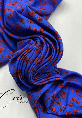 Вискоза Красн цвет на син CRIS