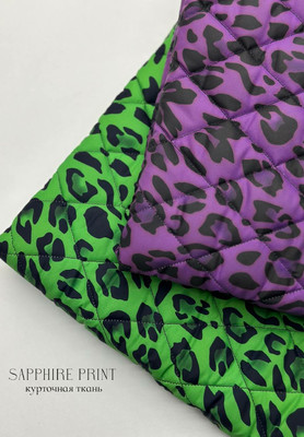 Курточная ткань Лео Принтованные