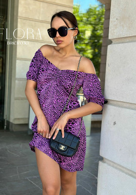 Вискоза Flora Абстракция FLORA