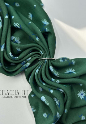 Плательные Цветы на зелён GRACIA RT