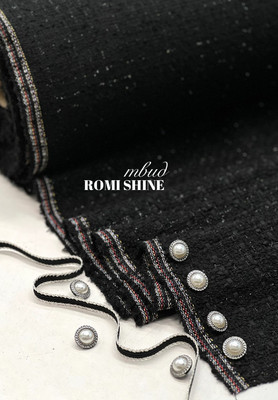 Твид ROMI SHINE Однотонный