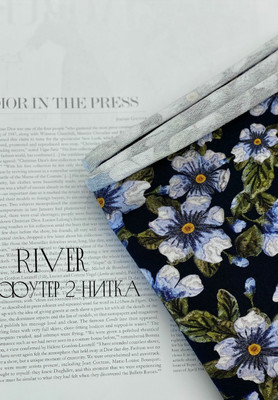 Футер 2-ка RIVER Цветы Принтованный