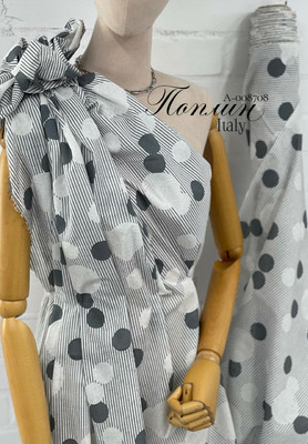 Хлопок Круги и полосы Италия