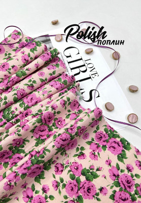 Поплин POLISH Розы POLISH