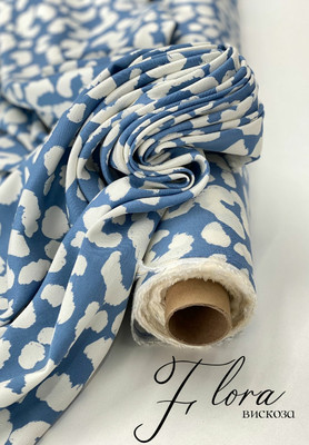 Вискоза FLORA Леопардовые пятна Каталог тканей