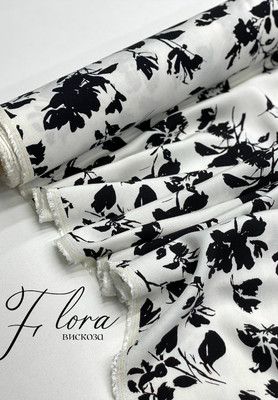 Вискоза FLORA Цветы new