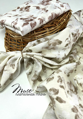 Плательная ткань MUSE Цветы MUSE