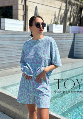 Фактурный трикотаж TOY Принтованные 