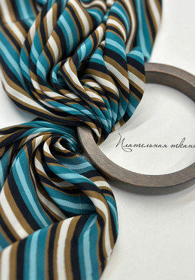 Плательная ткань Италия Полоски Италия