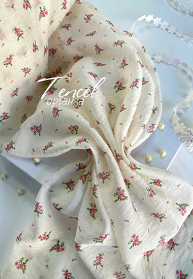 Органза TENCEL Букетики TENCEL