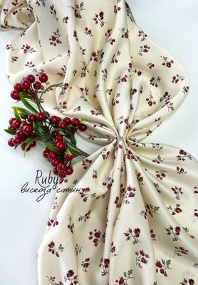 Вискоза-сатин RUBY Букеты RUBY