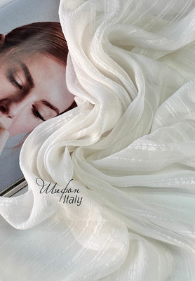 Шифон Италия Полоска Италия