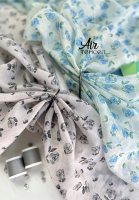 Тенсел AIR Розочки Каталог тканей