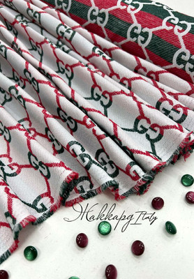 Жаккард Италия Принтованный