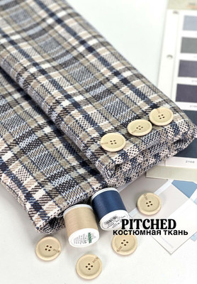 Костюмная ткань PITCHED Клетка