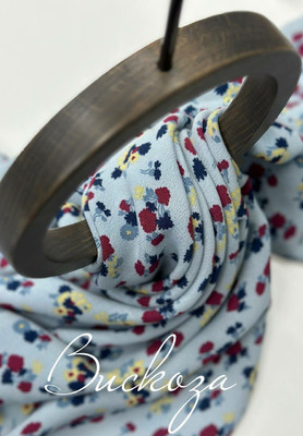 Вискоза плательная Цветочки Италия