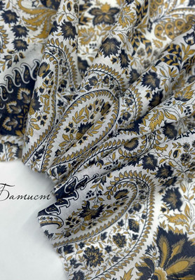 Батист Италия Цветы+вензеля Италия