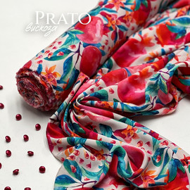 Вискоза PRATO Гранат Ткани от А до Я