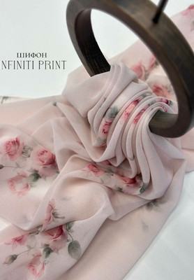 Шифон INFINITI PRINT Розы INFINITI PRINT