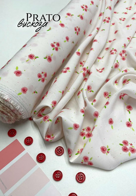Вискоза PRATO Розочки и точки PRATO