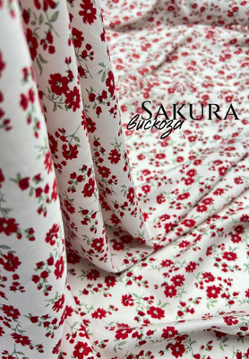 Вискоза SAKURA Цветы SAKURA