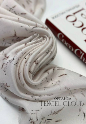 Органза TENCEL CLOUD Колоски TENCEL CLOUD