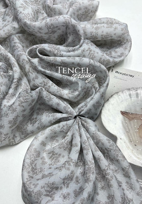 Органза TENCEL Цветочки TENCEL