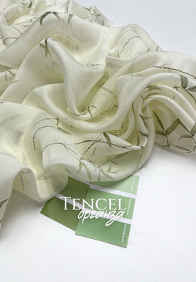 Органза TENCEL Листья TENCEL