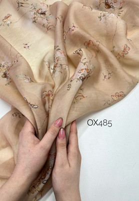 Органза TENCEL Цветы и бабочки TENCEL