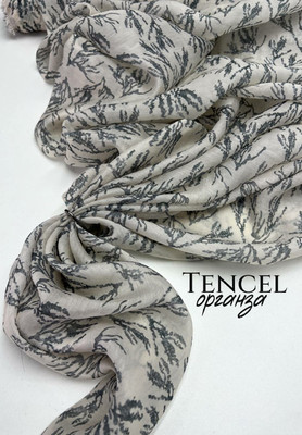 Органза TENCEL Абстрактные веточки TENCEL