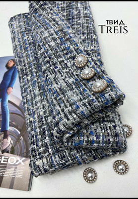 Твид TREIS С рисунком