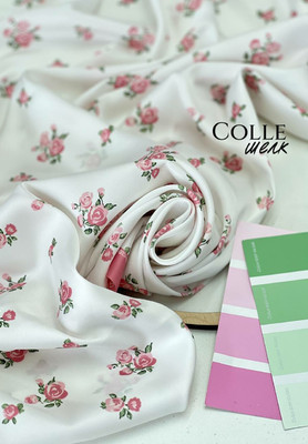 Шёлк COLLE Розочки COLLE