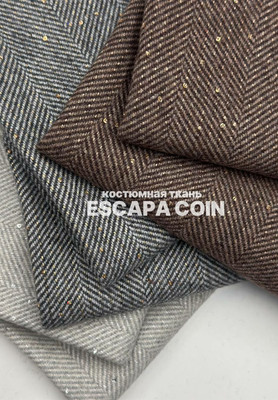 Костюмная ткань ESCAPA COIN Костюмная ткань