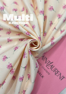Хлопок Multi Розовые букеты MULTI