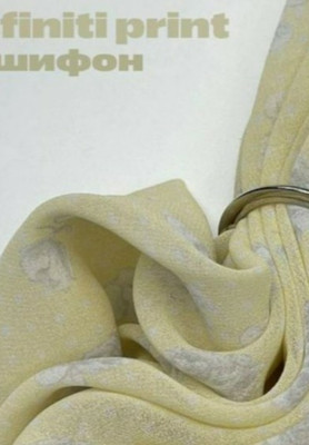 Шифон INFINITI PRINT Розочки INFINITI PRINT