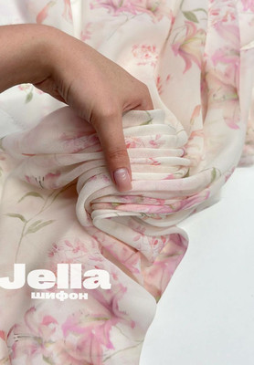 Шифон JELLA Розовые ирисы JELLA