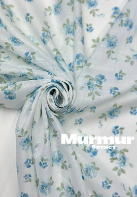 Батист MURMUR Голубые бутоны MURMUR