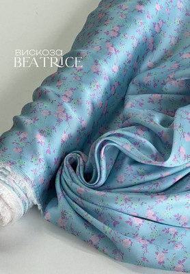 Вискоза BEATRICE Яркие цветочки BEATRICE