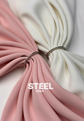 Креп STEEL Кружево на сетке 100мм