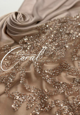 Вышивка на сетке CORAL Сетка