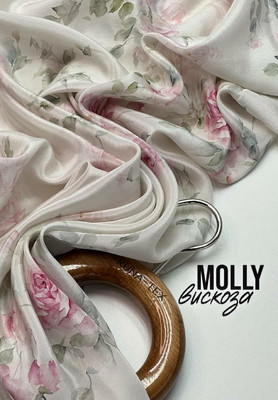 Вискоза MOLLY Розы и листики MOLLY