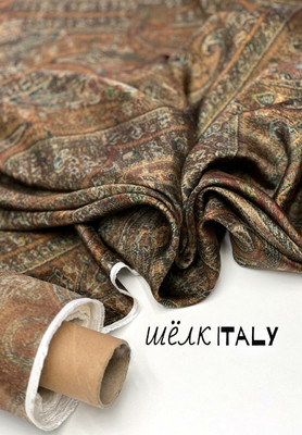 Шёлк пейсли Ткани по рисунку
