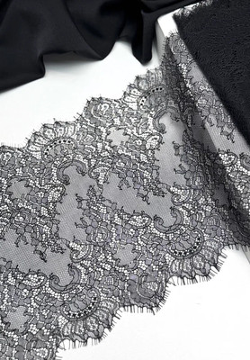 Кружево 23см коралл