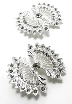 Декор-застежка #30 53х45мм Мультиколор