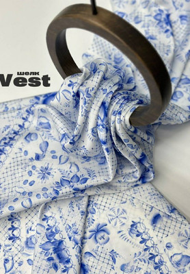 Шелк Vest Гжель сеточка VEST