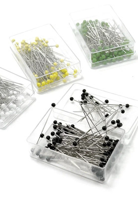 Булавки портновские 38мм Персик 