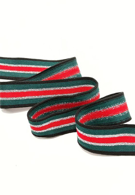 Лампас трикотажный 25мм 169 Т.Роз.Сиреневый