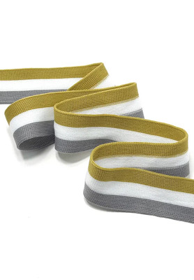 Лампас трикотажный 30мм Кружево 13мм М12